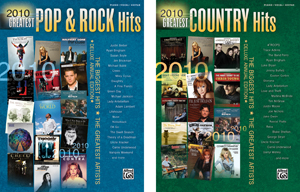 Alfred Publishing releases 2010's greatest rock, country hits songbooks