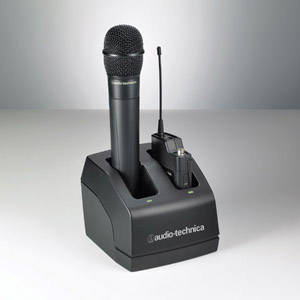 Audio-Tecnica announces two-bay recharging station, stereo condenser mic