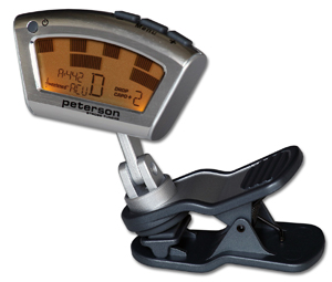 Peterson releases clip-on strobe tuner for acoustic instruments
