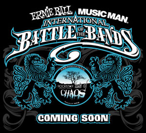 Ernie Ball Battle of the Bands - The World's Largest Live Music Promotion On the Web Goes International Sign Up Today!
