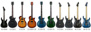 ESP Debuts Ten New LTD Guitar Models