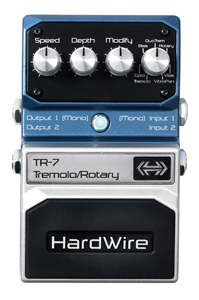 HardWire adds  TR-7 Tremolo/Rotary Extreme Performance pedal