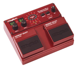 DigiTech Introduces HarmonyMan Intelligent Pitch Shifter Guitar Pedal