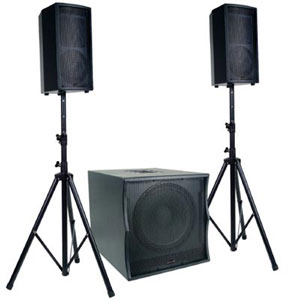 Ace of Bass: American Audios Impact 3 Satellite Speaker System Delivers