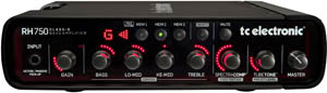 TC Electronic ups the ante with RH750 bass head
