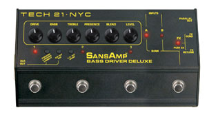 Tech 21 Introduces SansAmp Bass Driver Deluxe
