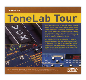 VOX Amplification USA Annouces Tonelab� Tour CD