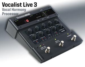 DigiTech Vocalist Live 3 adds harmony effects 