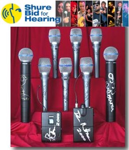 Bid on Ebay for Autographed Shure Gear!!