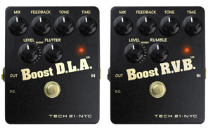 Tech 21 Introduces New Delay and Reverb Pedals