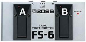 Boss Unveils New FS-6 Dual Footswitch at Summer NAMM