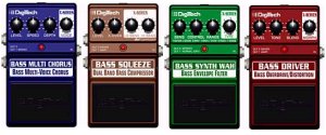 Four Bass Pedals Added to DigiTech's X-Series