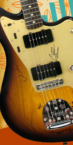 Win this most unusual Fender Jazzmaster guitar