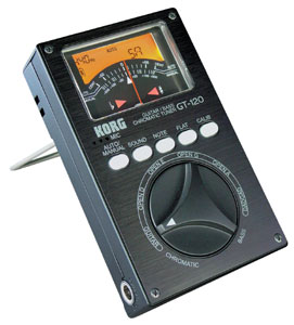 Korg Expands Guitar/Bass Tuner Line with GT-120