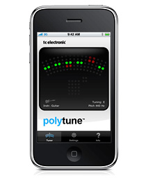 TC Electronic to release  new PolyTune™ iPhone app