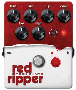 Let 'er rip! Tech 21 unveils Red Ripper bass fuzz 