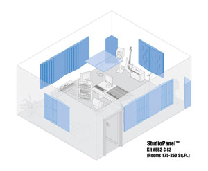 STUDIOPANEL™ DEBUTS AS THE ULTIMATE TURNKEY SOLUTION FOR PERSONAL STUDIO ACOUSTICAL MANAGEMENT