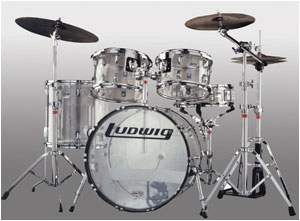 Ludwig Vistalite Drum Line Expands