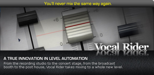 Waves Audio releases Vocal Rider mixing software plug-in
