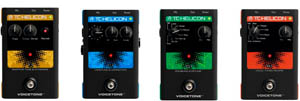 TC-Helicon VoiceTone Singles vocal effects boxes let singers in on the fun